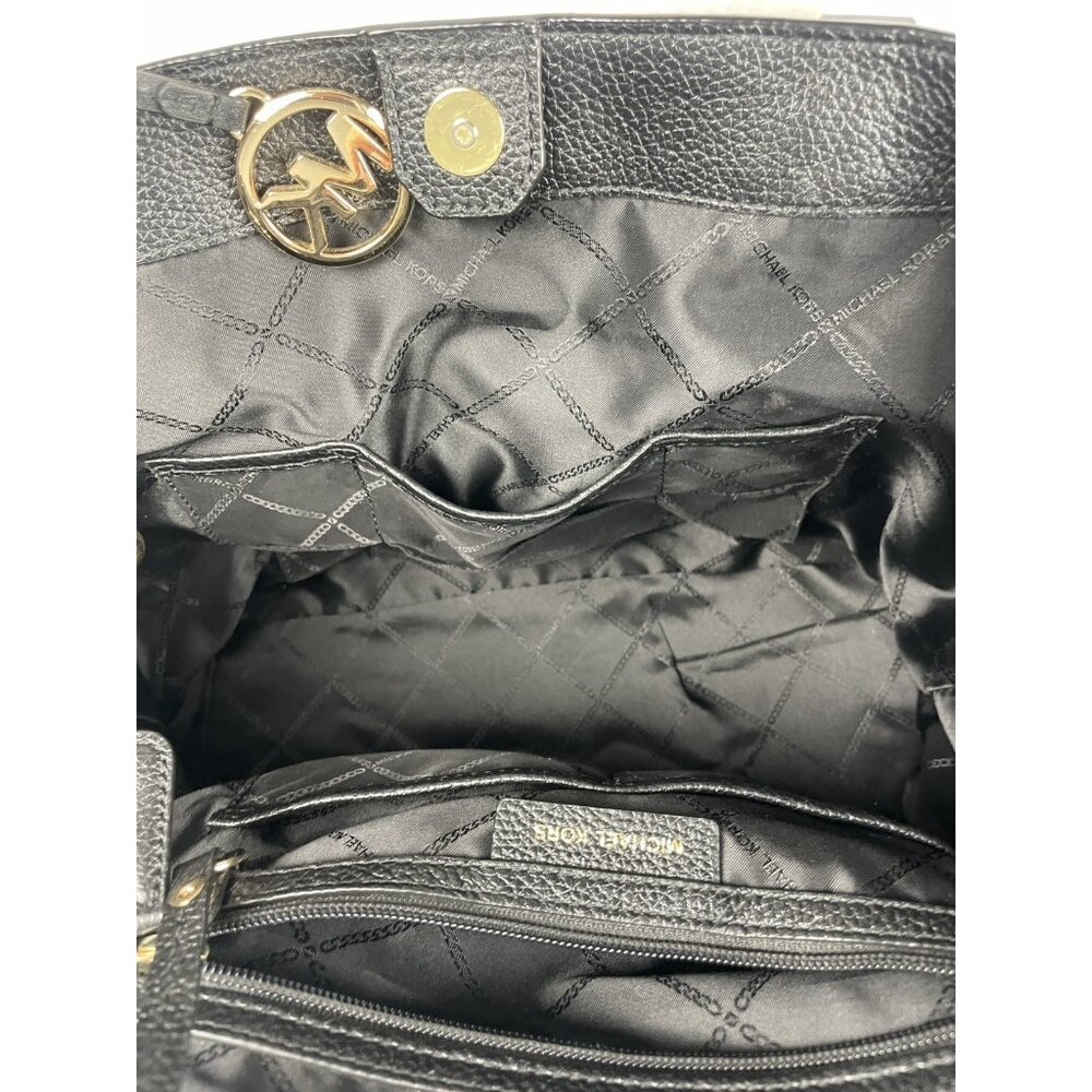 Michael Kors Bedford Legacy Large Black Leather Tote 30F9G06T3L Retails‎ $425 - Picture 16 of 16